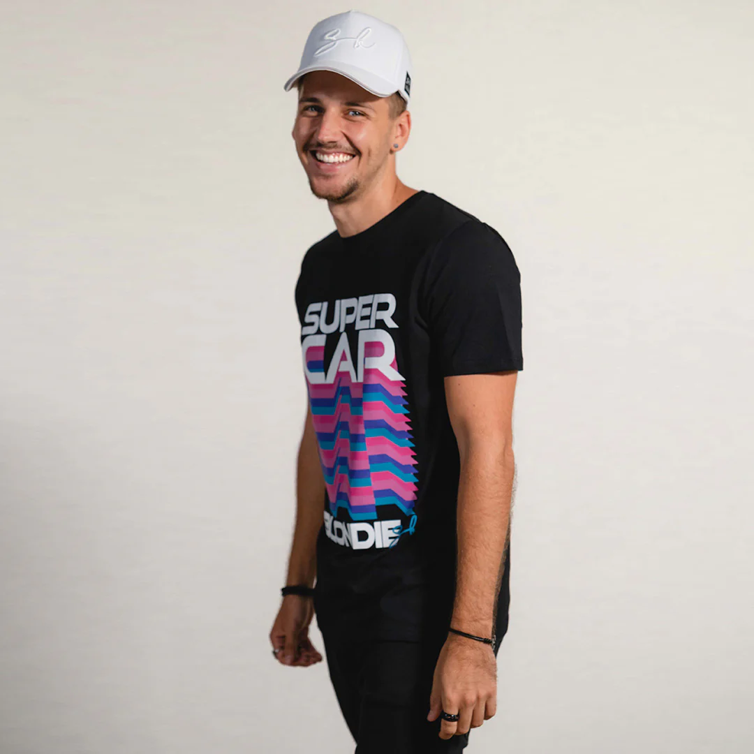 Retro Blondie T-Shirt in Black - Image 4